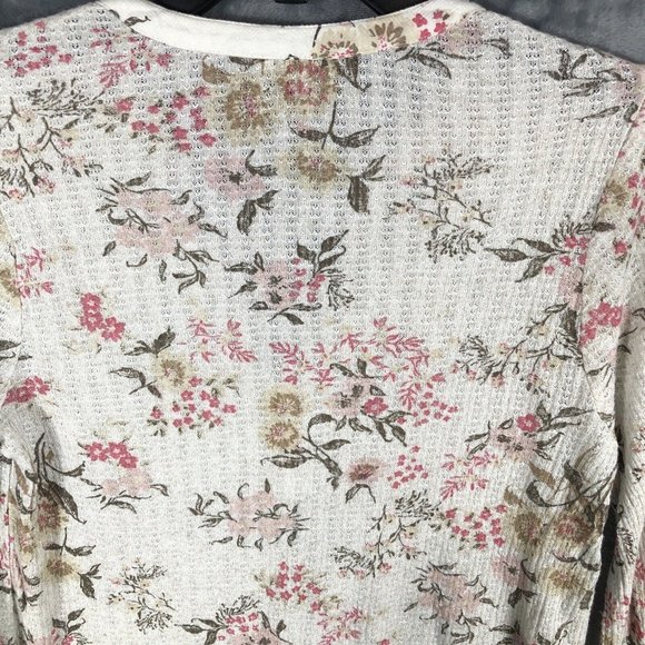 Lucky Brand Women’s Floral Shirt Pearl Buttons Size Small P - Picture 13 of 14